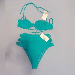 Agua Bendita Bikini Top and bottoms (set)